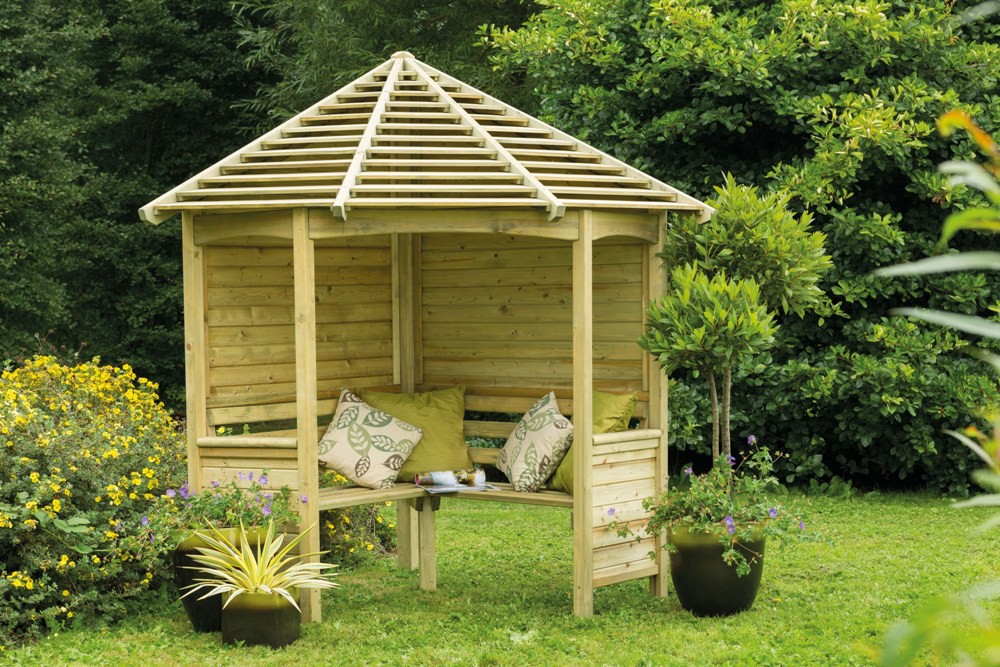 Forest CARBHD Venetian Corner Arbour Seat HD