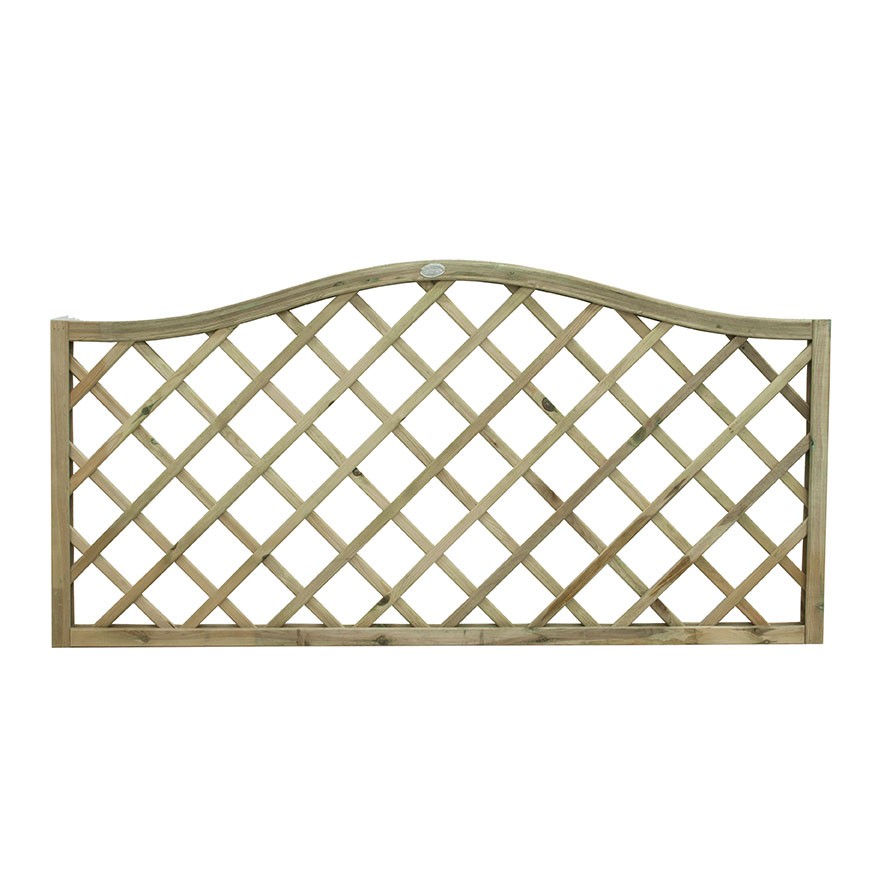 1.8m x 0.9m Pressure Treated Decorative Europa Hamburg Garden Screen - Pack of 3 (Home Delivery)