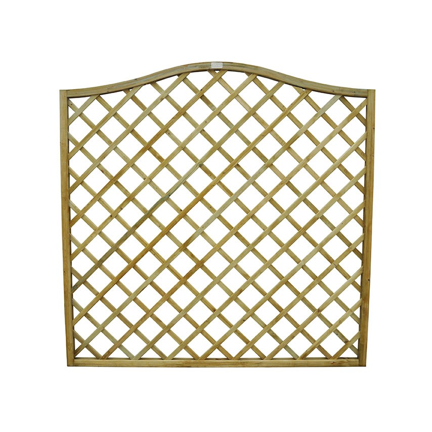 1.8m x 1.8m Pressure Treated Decorative Europa Hamburg Garden Screen - Pack of 3 (Home Delivery)