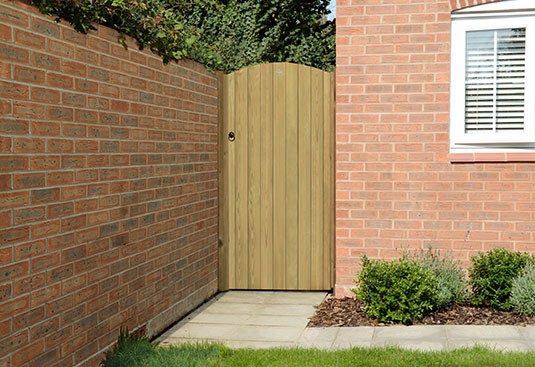 Heavy Duty Dome Top Tongue & Groove Gate 6ft (1.80m high) (Home Delivery)