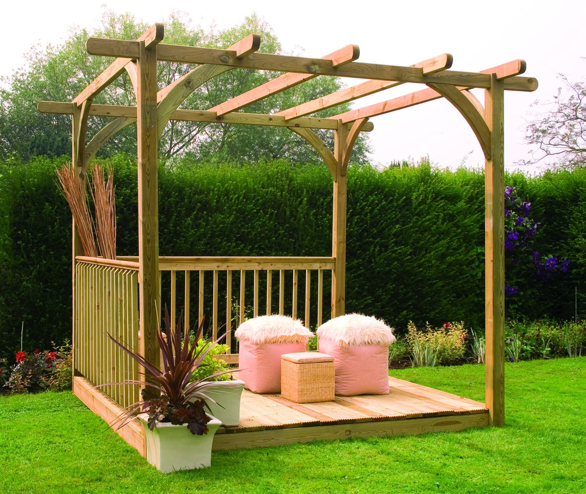 Forest Updck88v3hd Ultima Pergola Deck Kit 2 4 X 2 4m Hd