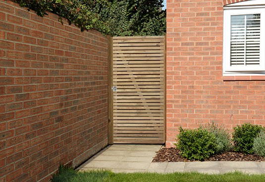 Double Slatted Gate 6ft (1.83m high) (Home Delivery)