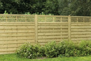 1.8m x 1.8m Pressure Treated Decorative Kyoto Fence Panel - Pack of 3 (Home Delivery)