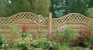 1.8m x 1.5m Pressure Treated Decorative Europa Prague Fence Panel - Pack of 3 (Home Delivery)