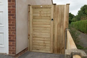 Pressure Treated Square Lap Gate 6ft (1.83m high) (Home Delivery)