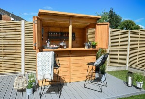 FOREST SDP63GBARHD SHIPLAP PENT GARDEN BAR 6X3 (HOME DELIVERY ONLY)