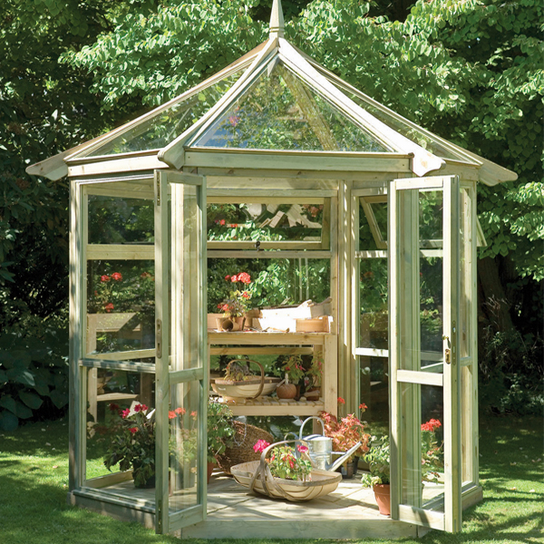 Forest Garden's glasshouse 