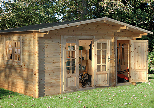 Wrekin log cabin