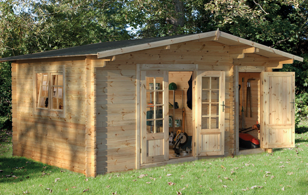 Wrekin log cabin