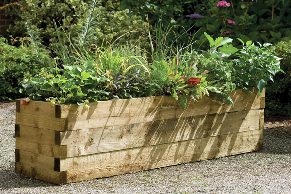 Caledonian trough type raised bed