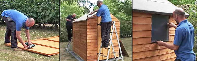 How to assemble a Forest Garden shed