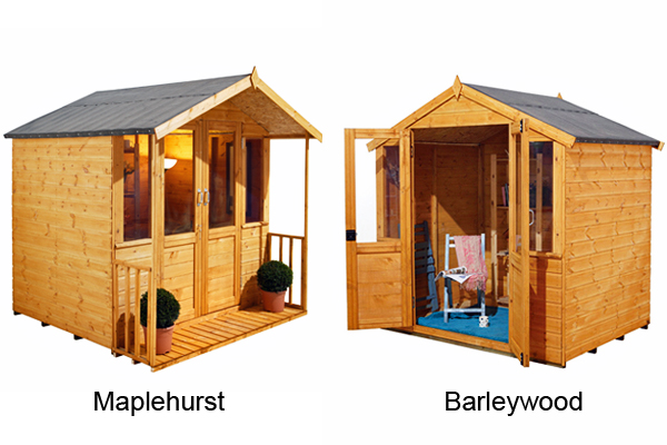 Maplehurst and Barleywood summerhouses