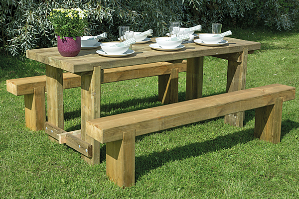 Refectory table set