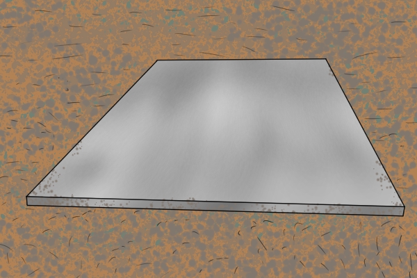 Concrete shed base