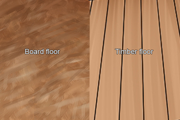 Board and timber shed floors