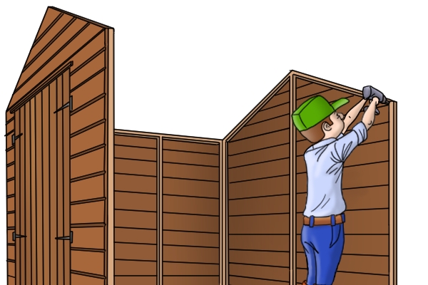 How to assemble a Forest Garden shed