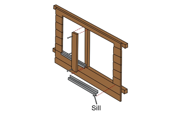 Window sill strip