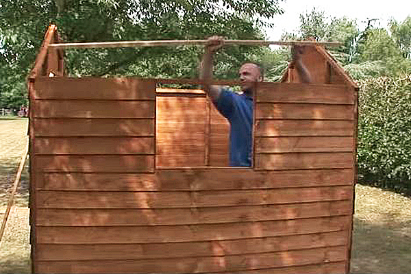 Attaching battens to gable ends