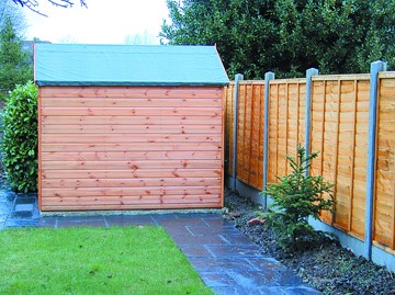 Gap Between Fence and Shed