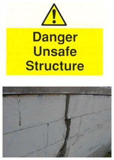 Danger! Unsafe Structure