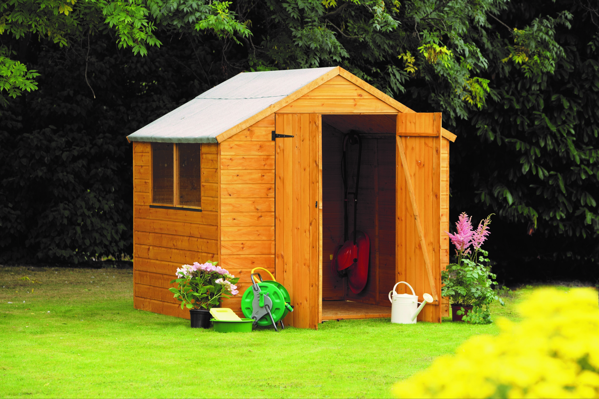 Lawnmower in Shed