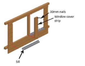 Instructions Installing an Acrylic Window: 1