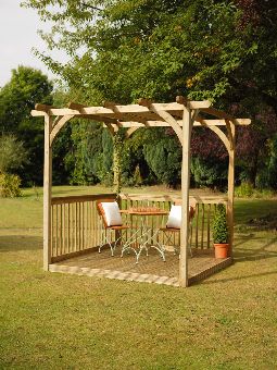 Forest Garden Decking